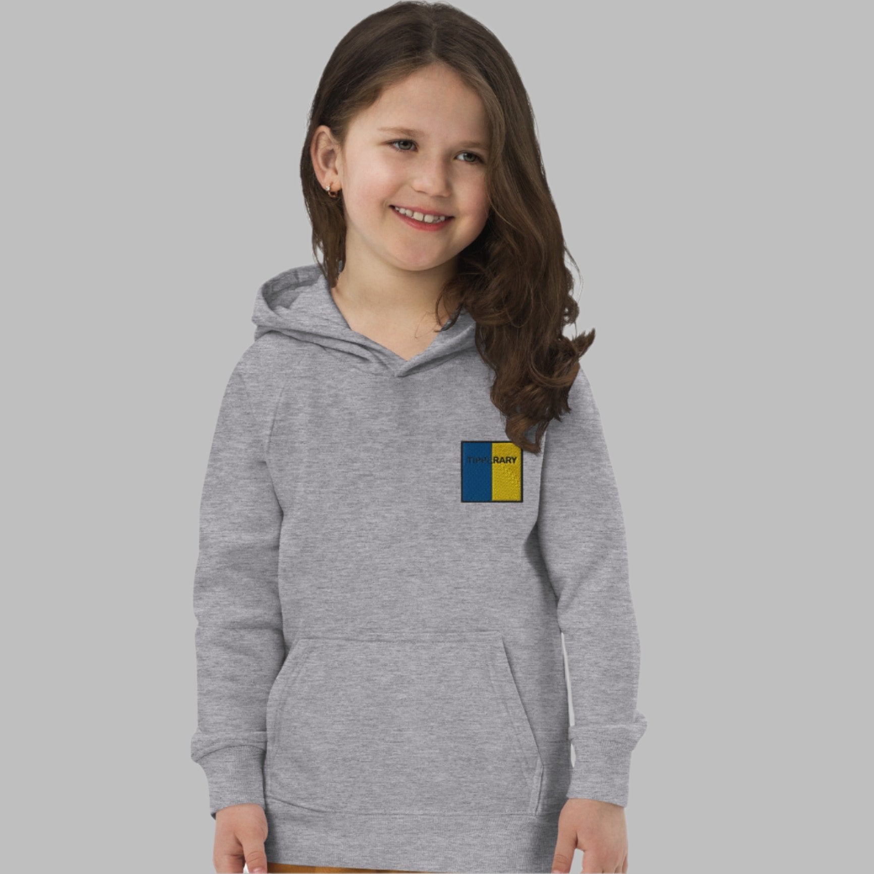 Embroidered Tipperary Child Eco Hoodie - Irish Counties Collection