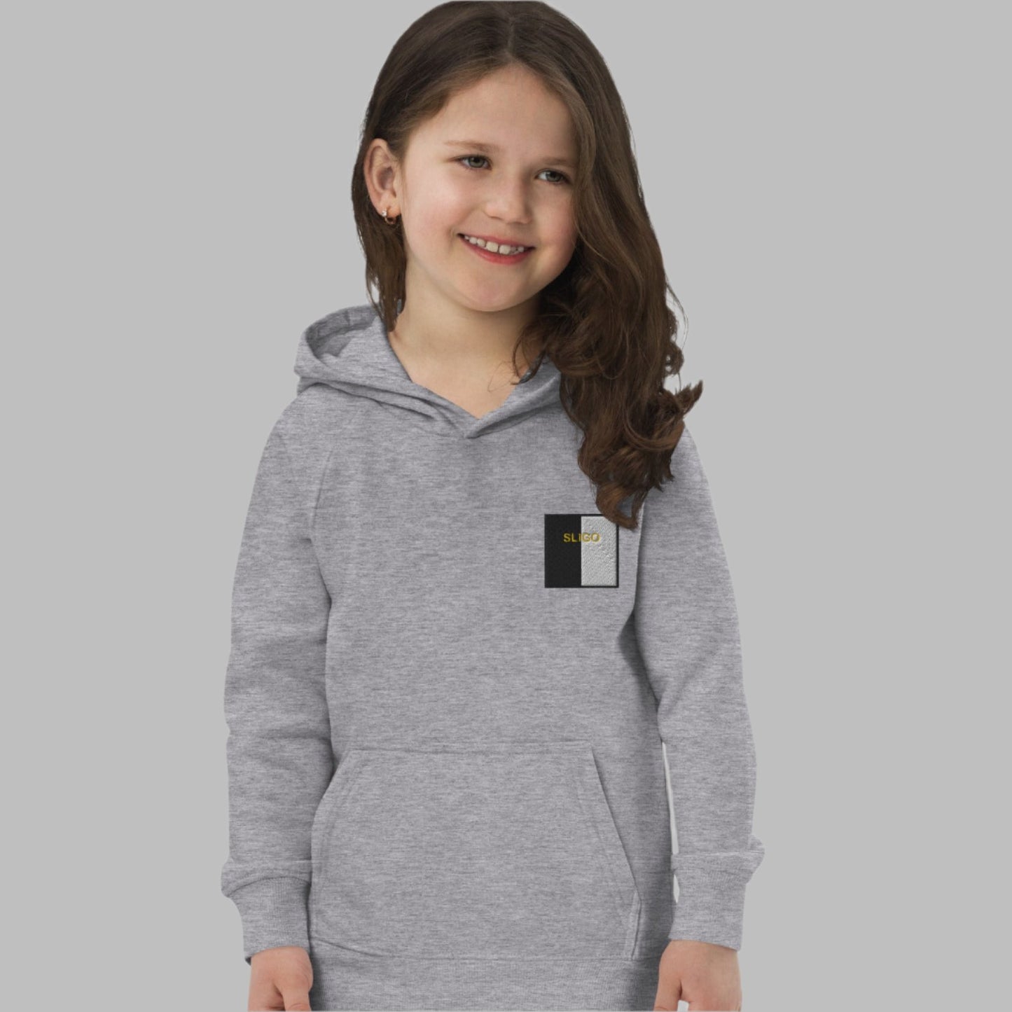 Embroidered Sligo Child Eco Hoodie - Irish Counties Collection