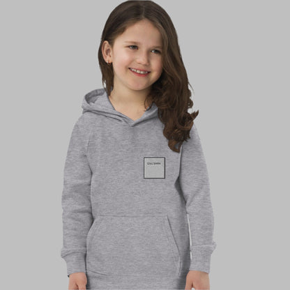 Embroidered Cill Dara Child Eco Hoodie