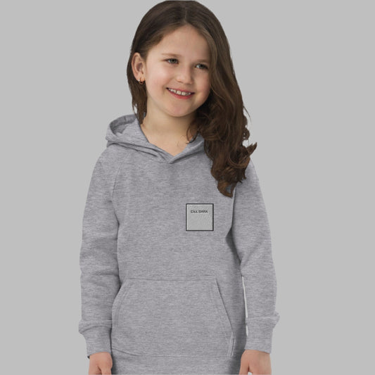 Embroidered Cill Dara Child Eco Hoodie