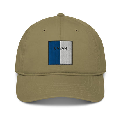 Embroidered Cavan Baseball Hat - 100% organic cotton - Irish Counties Collection