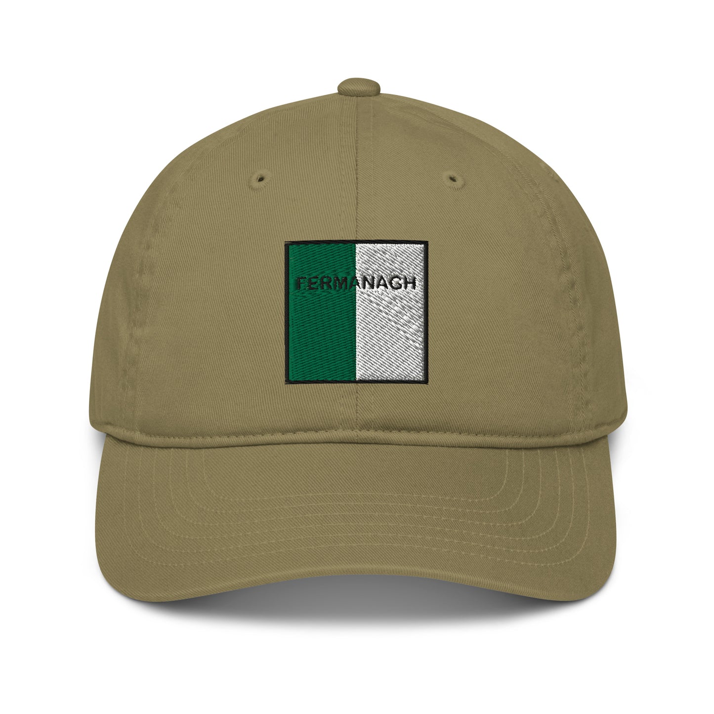 Embroidered Fermanagh Baseball Hat - 100% organic cotton - Irish Counties Collection