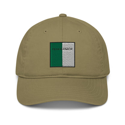 Embroidered Fear Manach Baseball Hat - 100% organic cotton - Irish Counties Collection