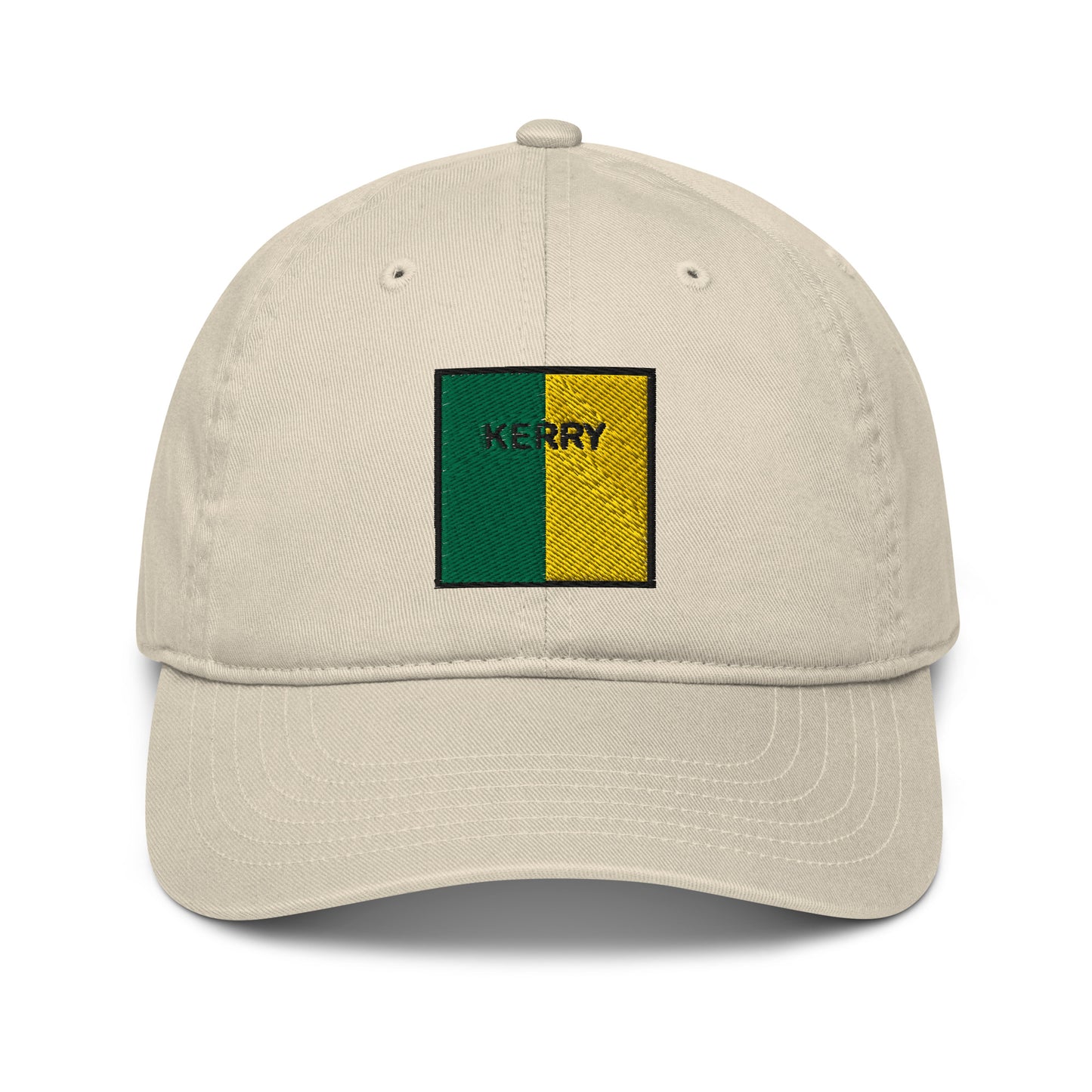 Embroidered Kerry Baseball Hat - 100% organic cotton - Irish Counties Collection