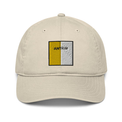 Embroidered Antrim Baseball Hat - 100% organic cotton - Irish Counties Collection