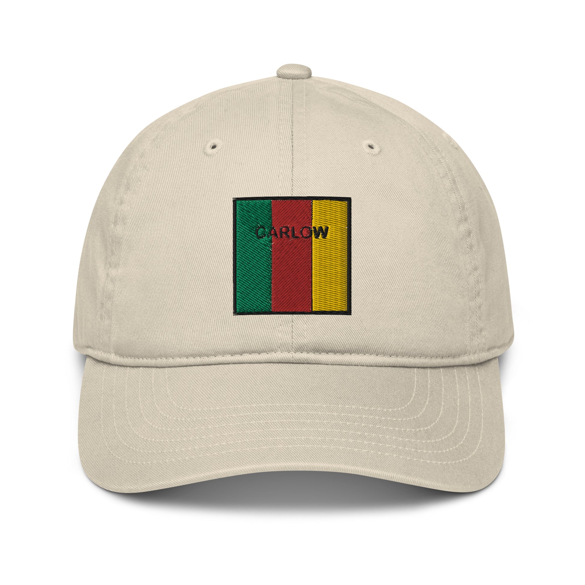 Embroidered Carlow Baseball Hat - 100% organic cotton - Irish Counties Collection