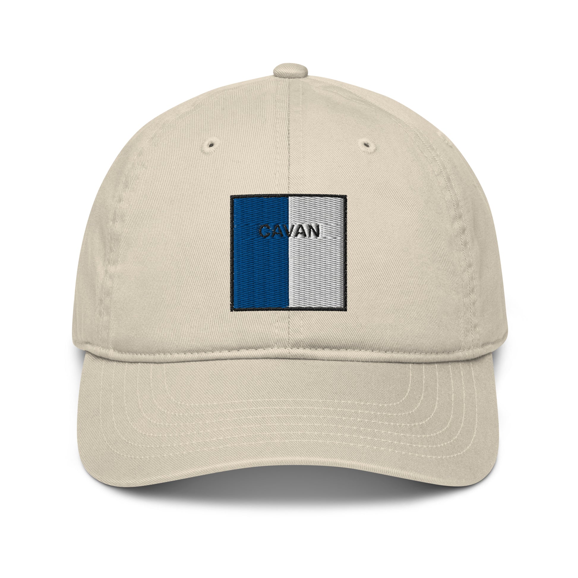 Embroidered Cavan Baseball Hat - 100% organic cotton - Irish Counties Collection