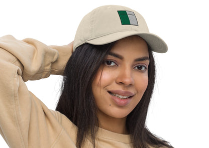 Embroidered Fear Manach Baseball Hat - 100% organic cotton - Irish Counties Collection