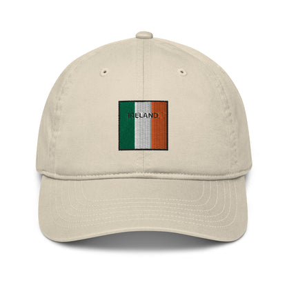 Embroidered IRELAND Organic Baseball Hat