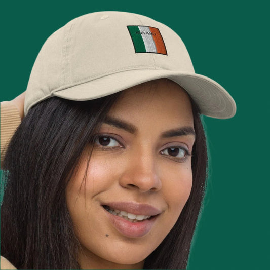 Embroidered IRELAND Organic Baseball Hat - Irish Counties Collection