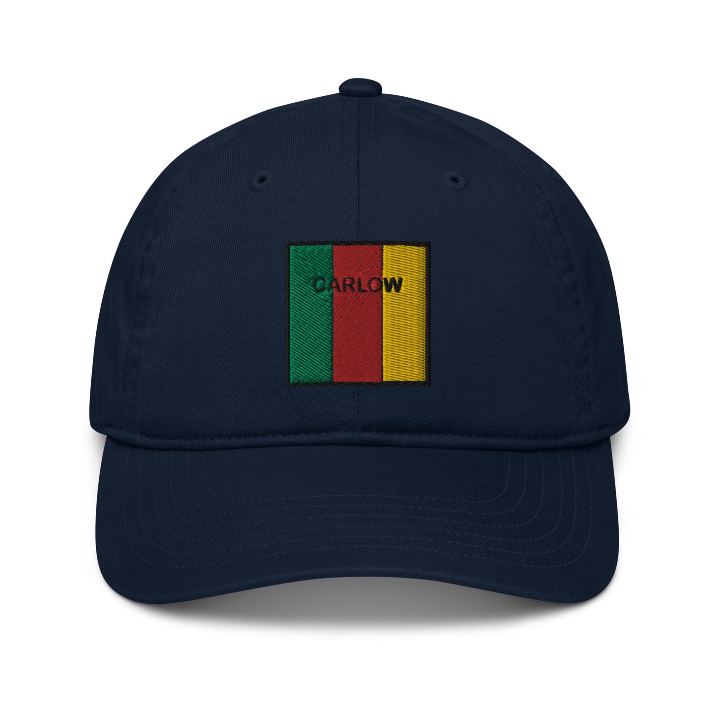 Embroidered Carlow Baseball Hat - 100% organic cotton - Irish Counties Collection