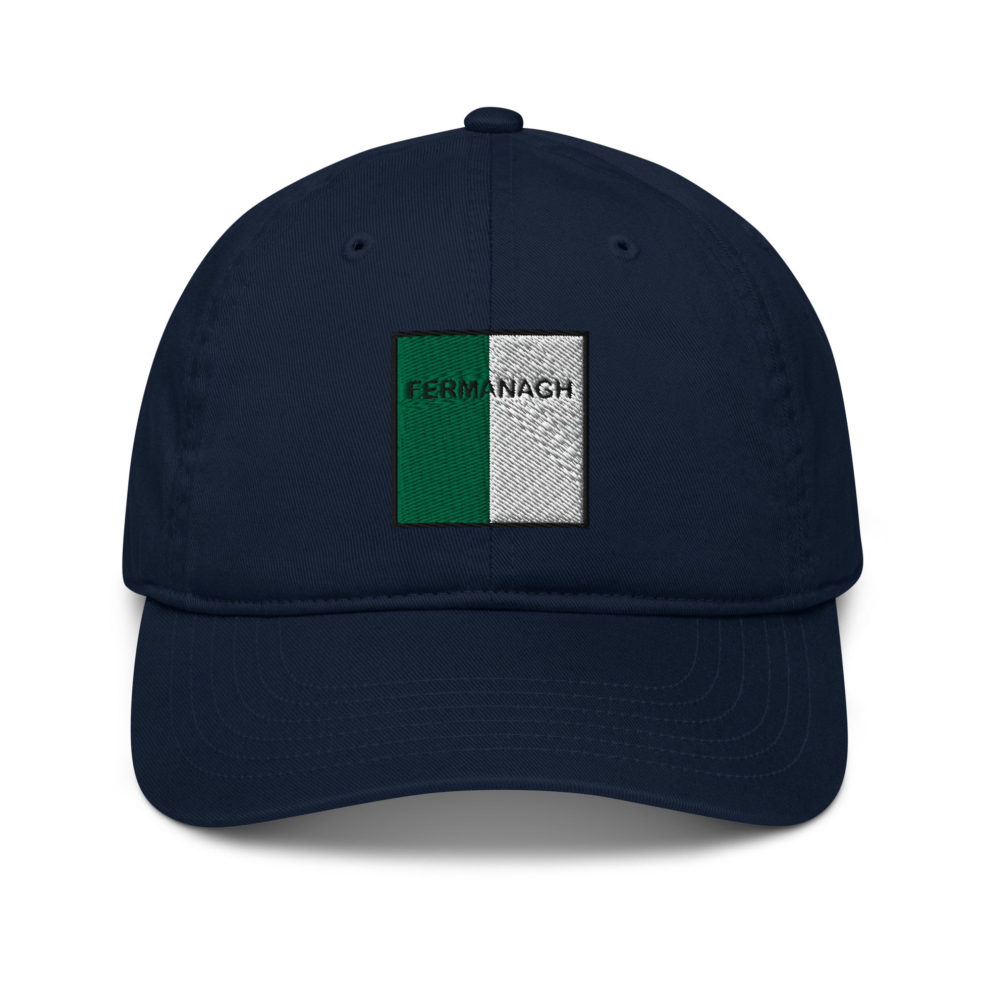 Embroidered Fermanagh Baseball Hat - 100% organic cotton - Irish Counties Collection