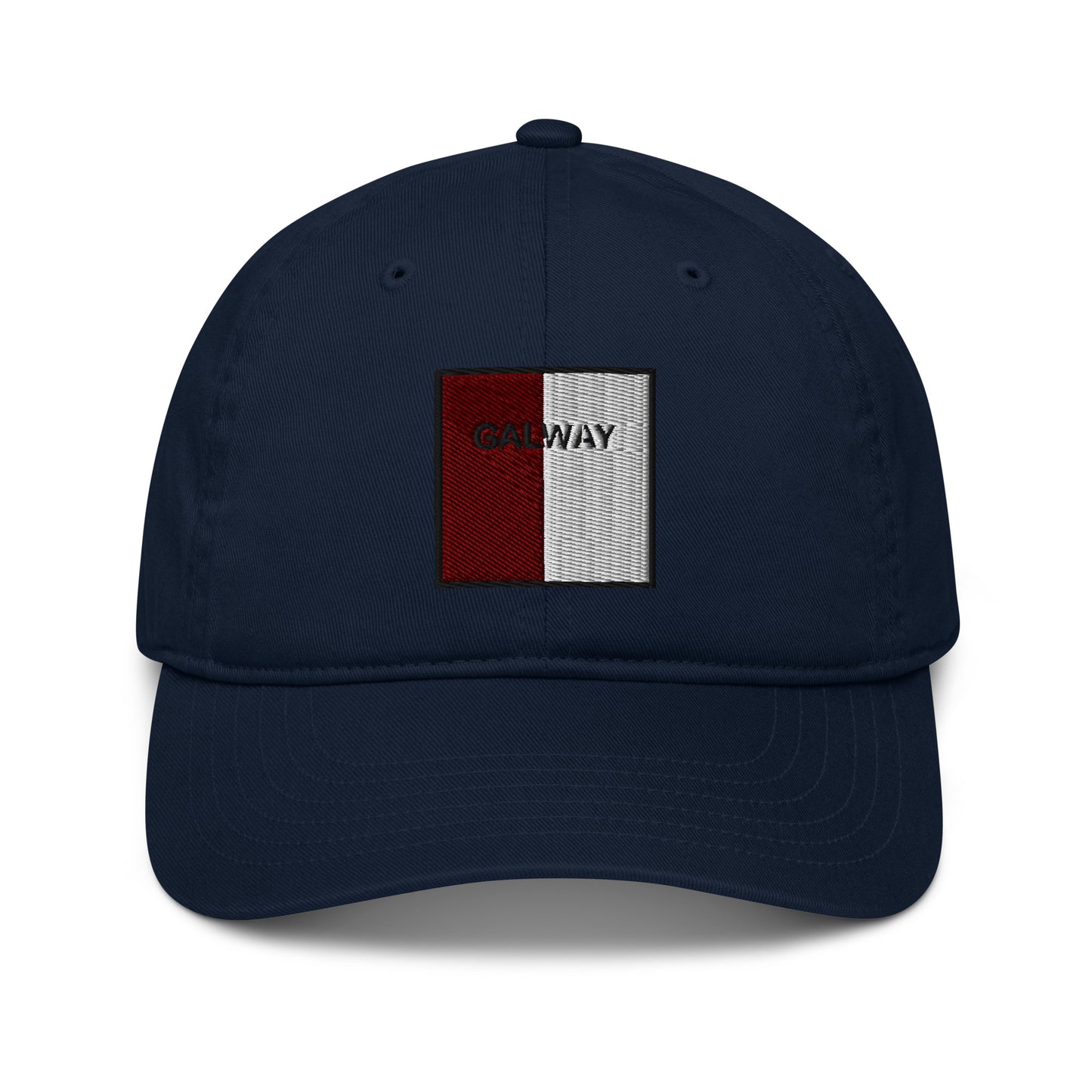 Embroidered Galway Baseball Hat - 100% organic cotton - Irish Counties Collection