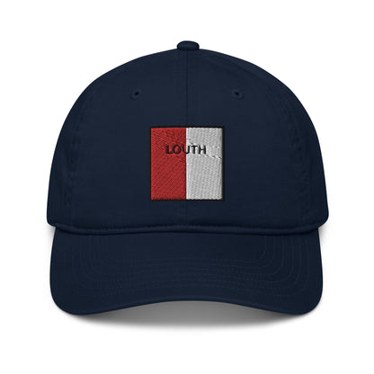 Embroidered Louth Baseball Hat - 100% organic cotton - Irish Counties Collection