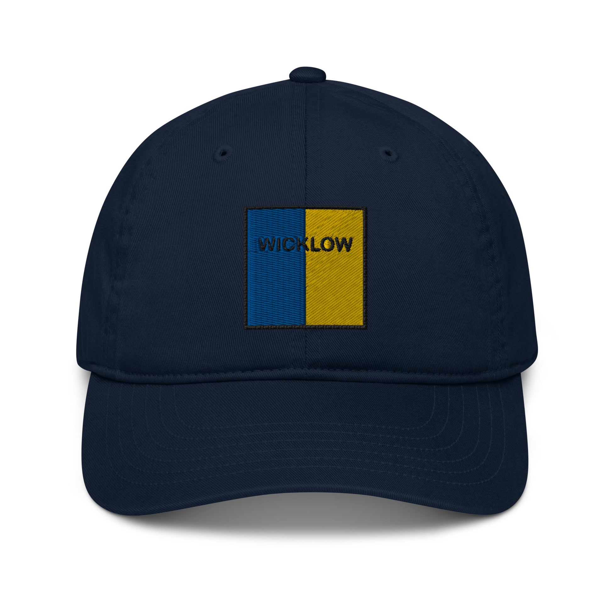 Embroidered Wicklow Baseball Hat - 100% organic cotton - Irish Counties Collection