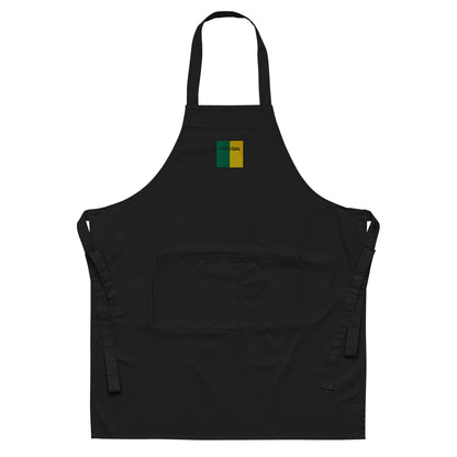 Embroidered Donegal Apron - 100% organic cotton