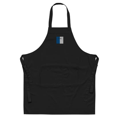 Embroidered Laois Apron - 100% organic cotton - Irish Counties Collection