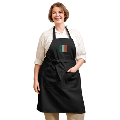 Embroidered IRELAND Organic Apron - Irish Counties Collection