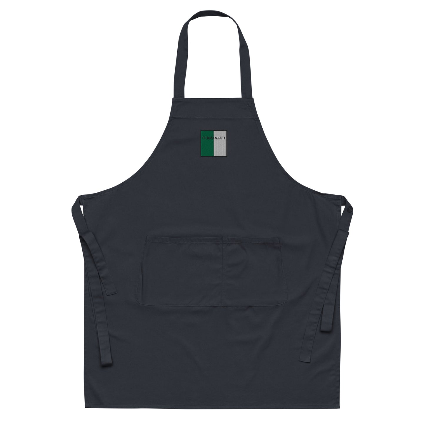 Embroidered Fermanagh Apron - 100% organic cotton