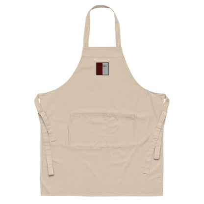 Embroidered An Iarmhí Apron - 100% organic cotton - Irish Counties Collection