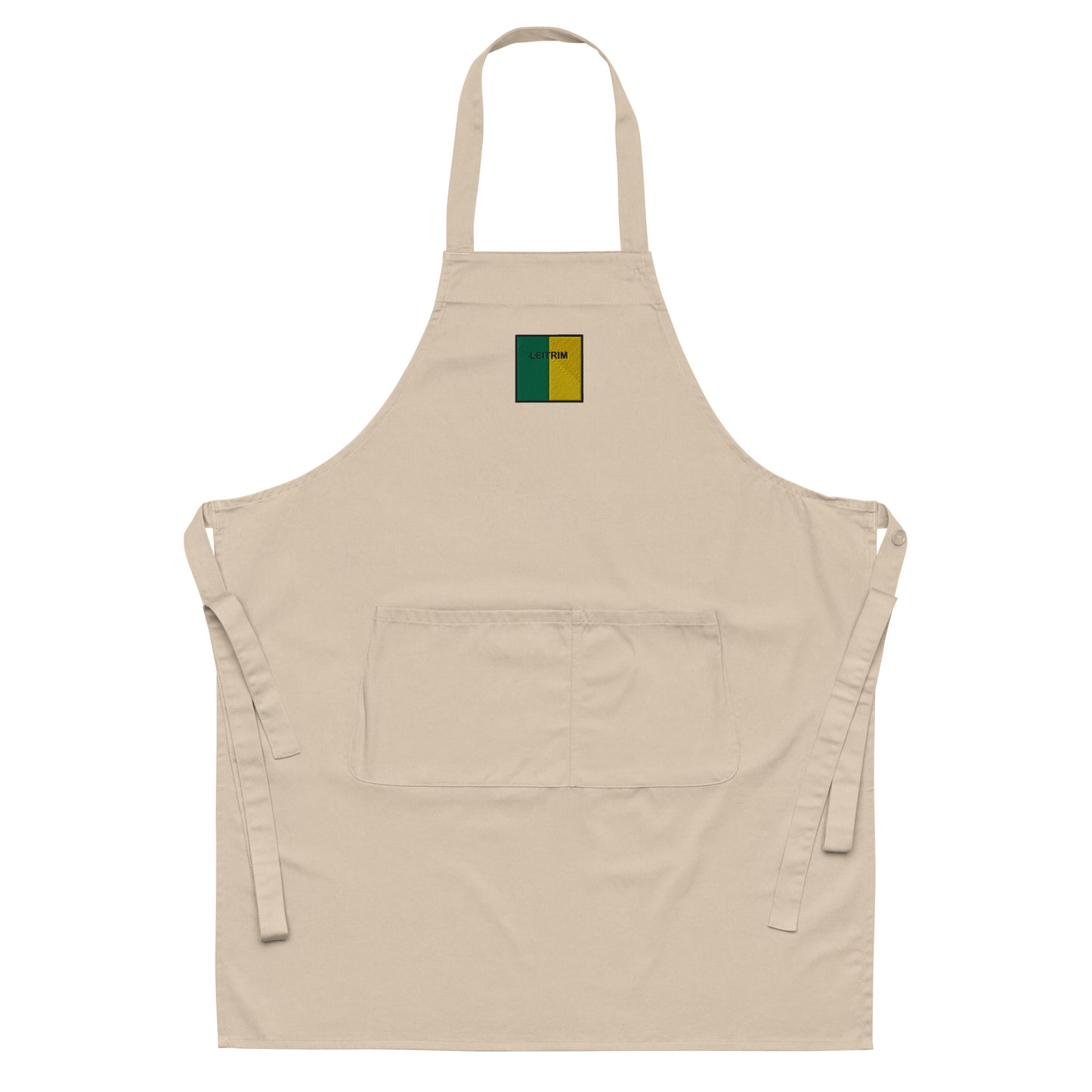 Embroidered Leitrim Apron - 100% organic cotton - Irish Counties Collection