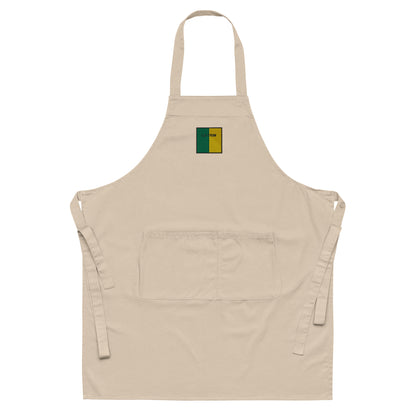 Embroidered Leitrim Apron - 100% organic cotton - Irish Counties Collection