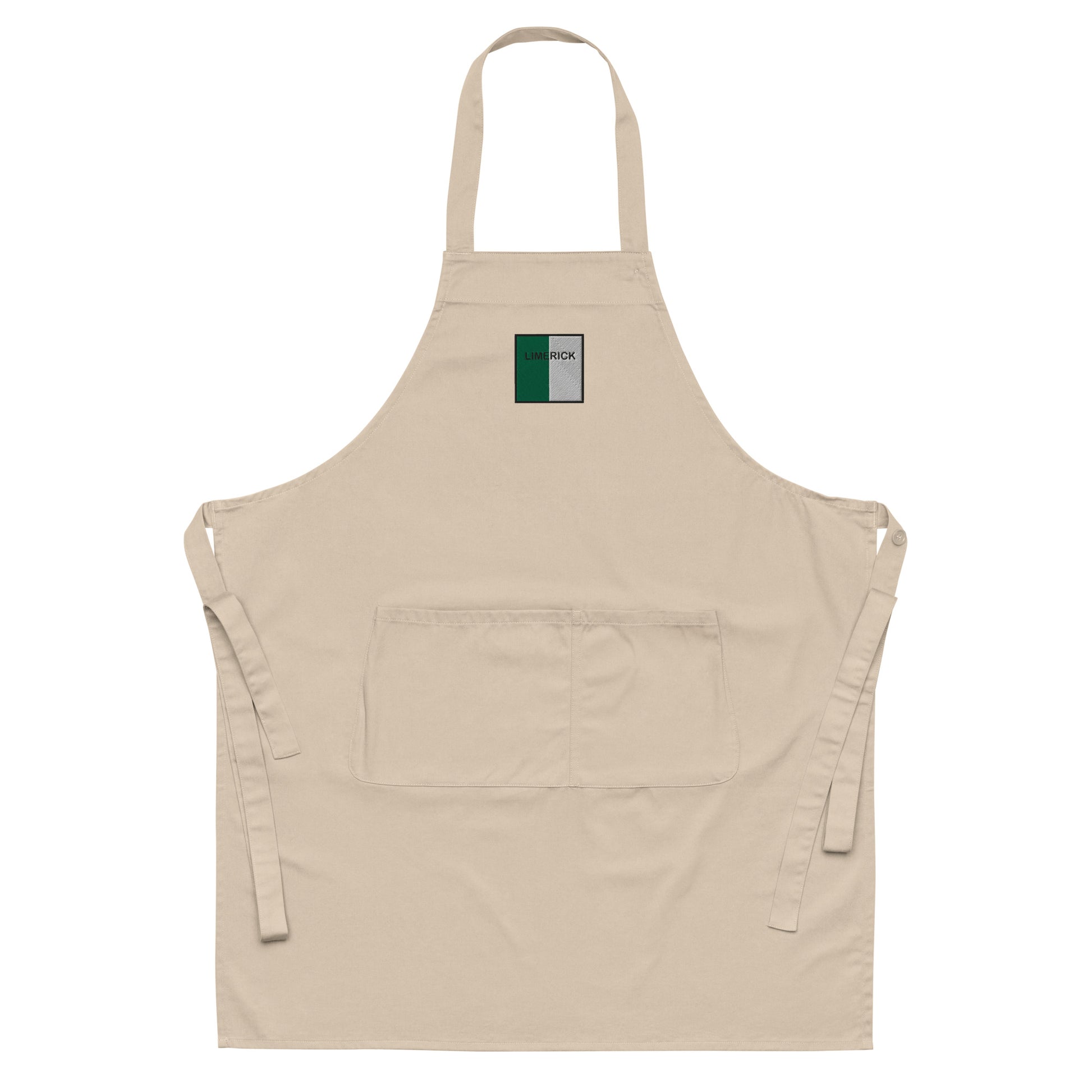 Embroidered Limerick Apron - 100% organic cotton - Irish Counties Collection