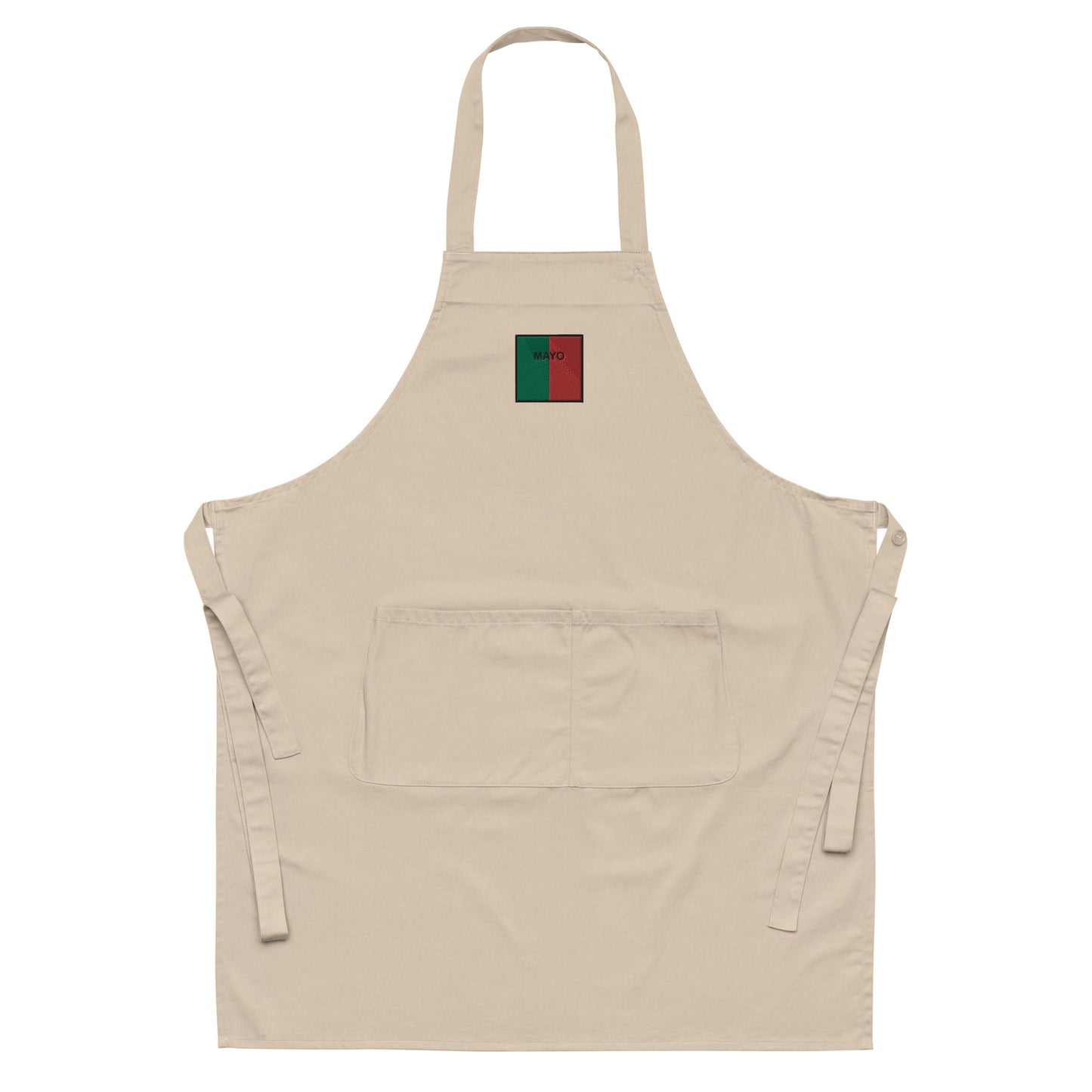 Embroidered Mayo Apron - 100% organic cotton - Irish Counties Collection