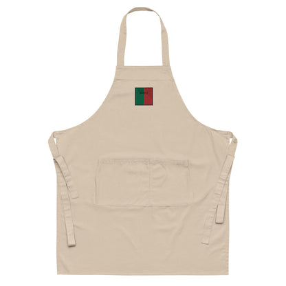 Embroidered Mayo Apron - 100% organic cotton - Irish Counties Collection