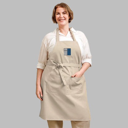 Embroidered Monaghan Apron - 100% organic cotton - Irish Counties Collection