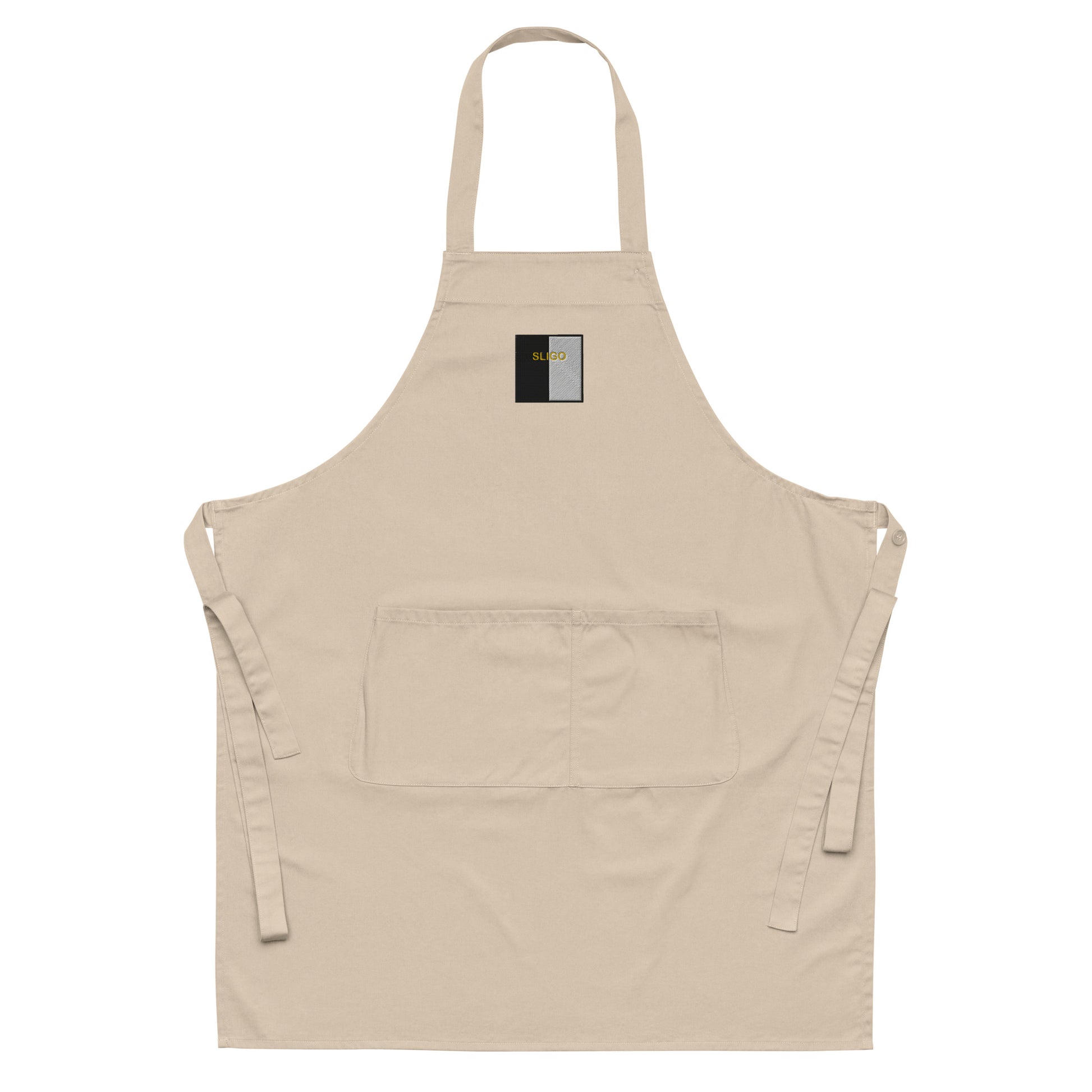 Embroidered Sligo Apron - 100% organic cotton - Irish Counties Collection