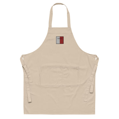 Embroidered Tyrone Apron - 100% organic cotton - Irish Counties Collection