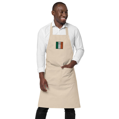 Embroidered IRELAND Organic Apron - Irish Counties Collection