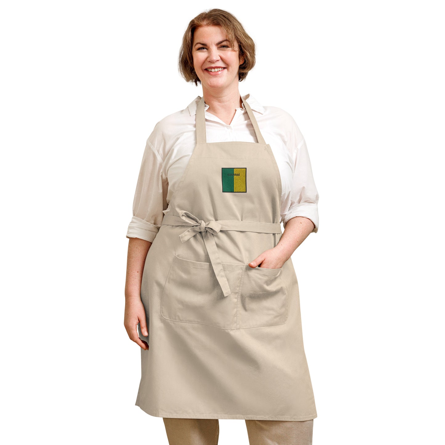 Embroidered Ciarraí Apron - 100% organic cotton