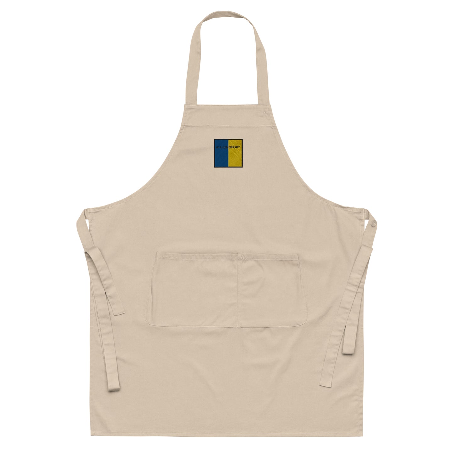 Embroidered An Longfort Apron - 100% organic cotton