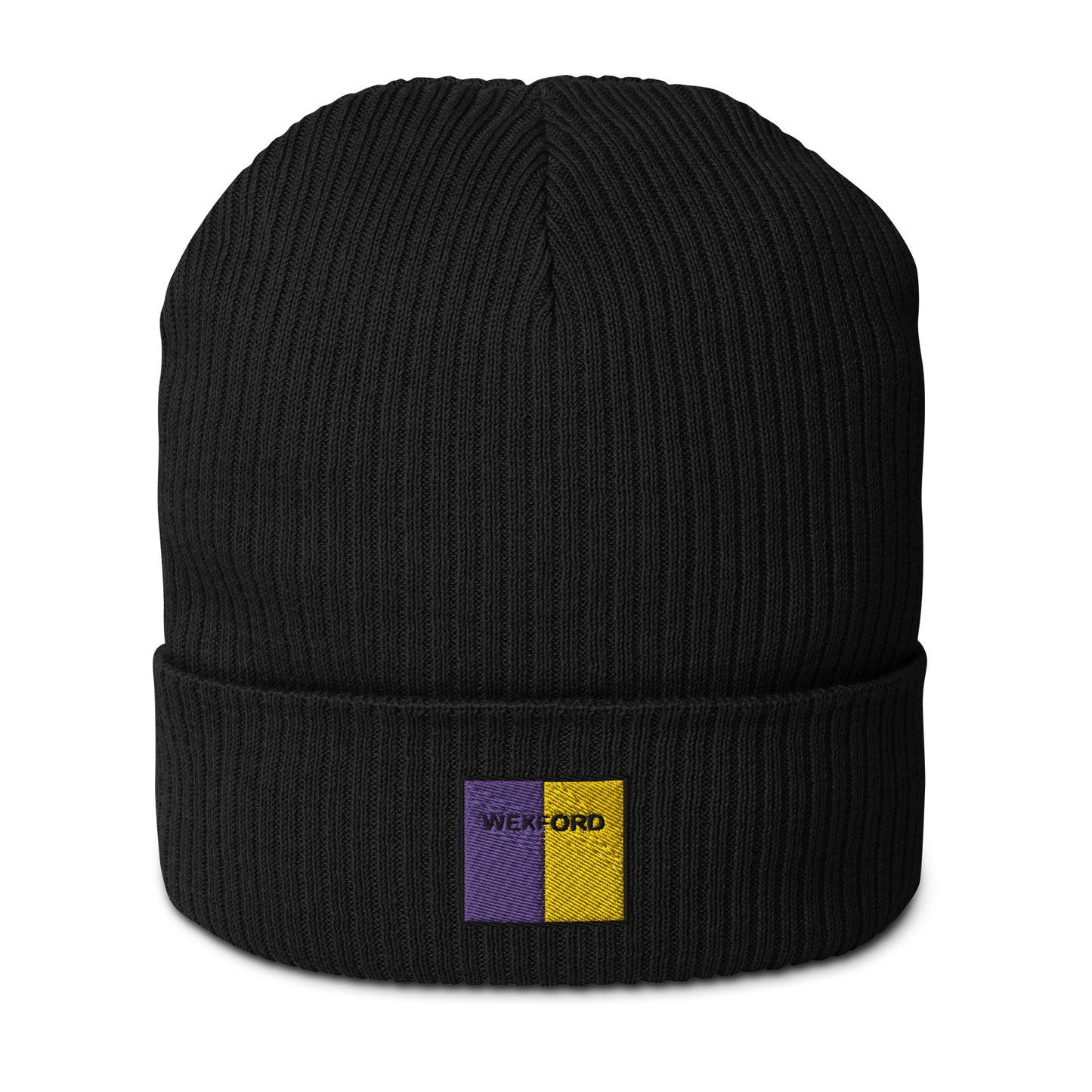 Embroidered Wexford Organic Beanie - 100% organic cotton - Irish Counties Collection