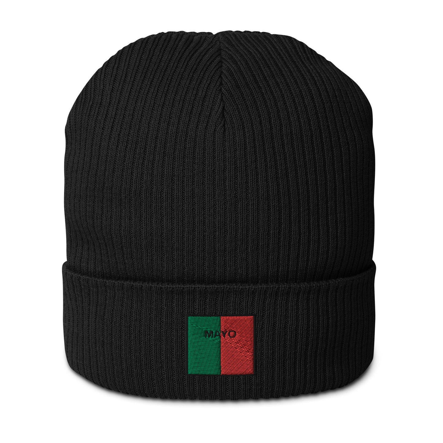 Embroidered Mayo Organic Beanie - 100% organic cotton - Irish Counties Collection