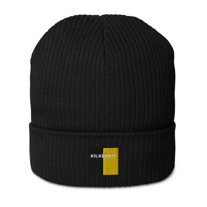 Embroidered Kilkenny Organic Beanie - 100% organic cotton - Irish Counties Collection