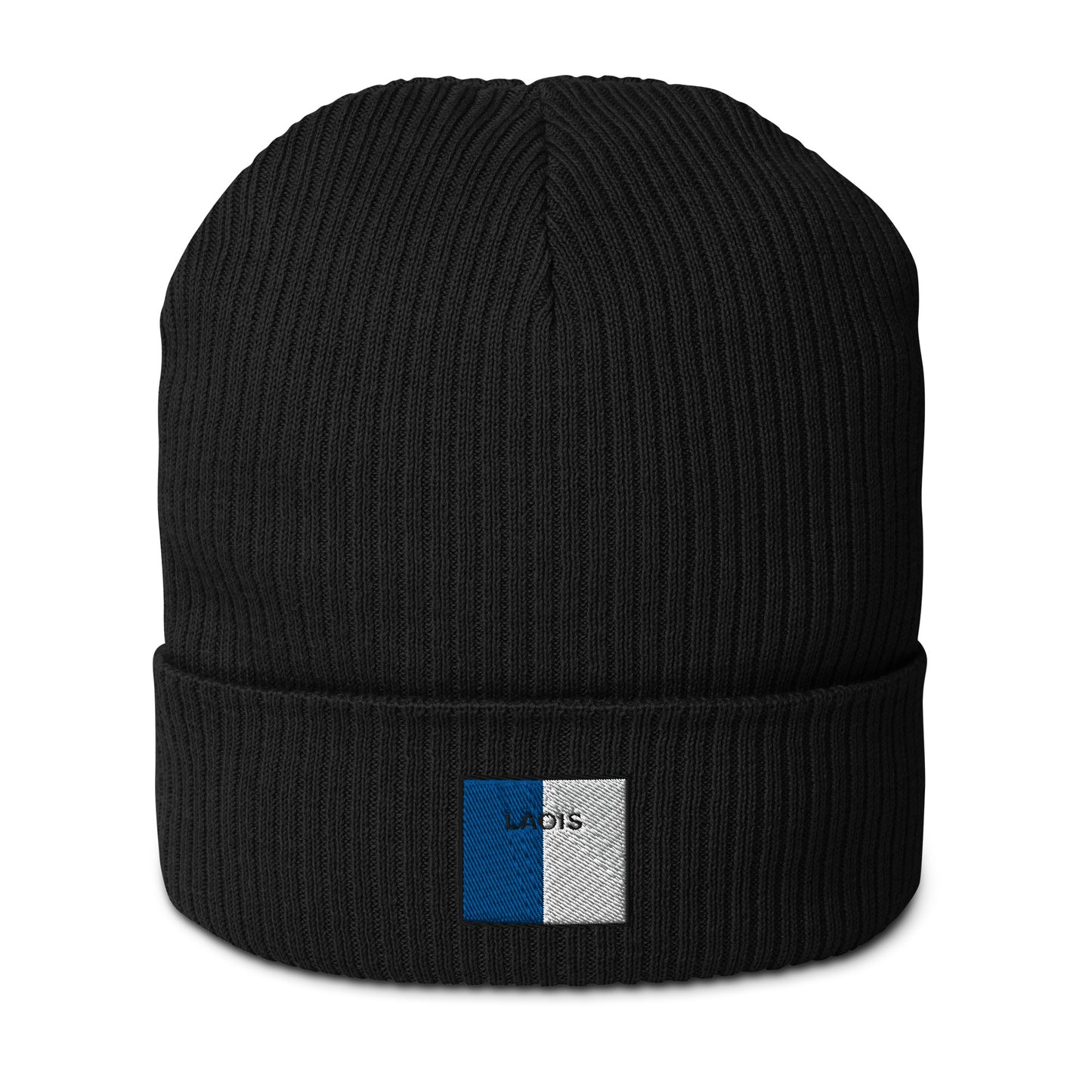 Embroidered Laois Beanie - 100% organic cotton - Irish Counties Collection