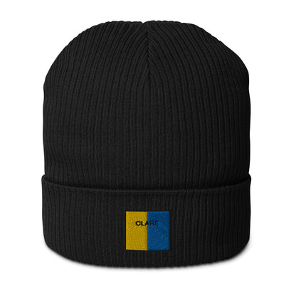 Embroidered Clare Beanie - 100% organic cotton