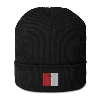 Embroidered Lú Beanie - 100% organic cotton - Irish Counties Collection