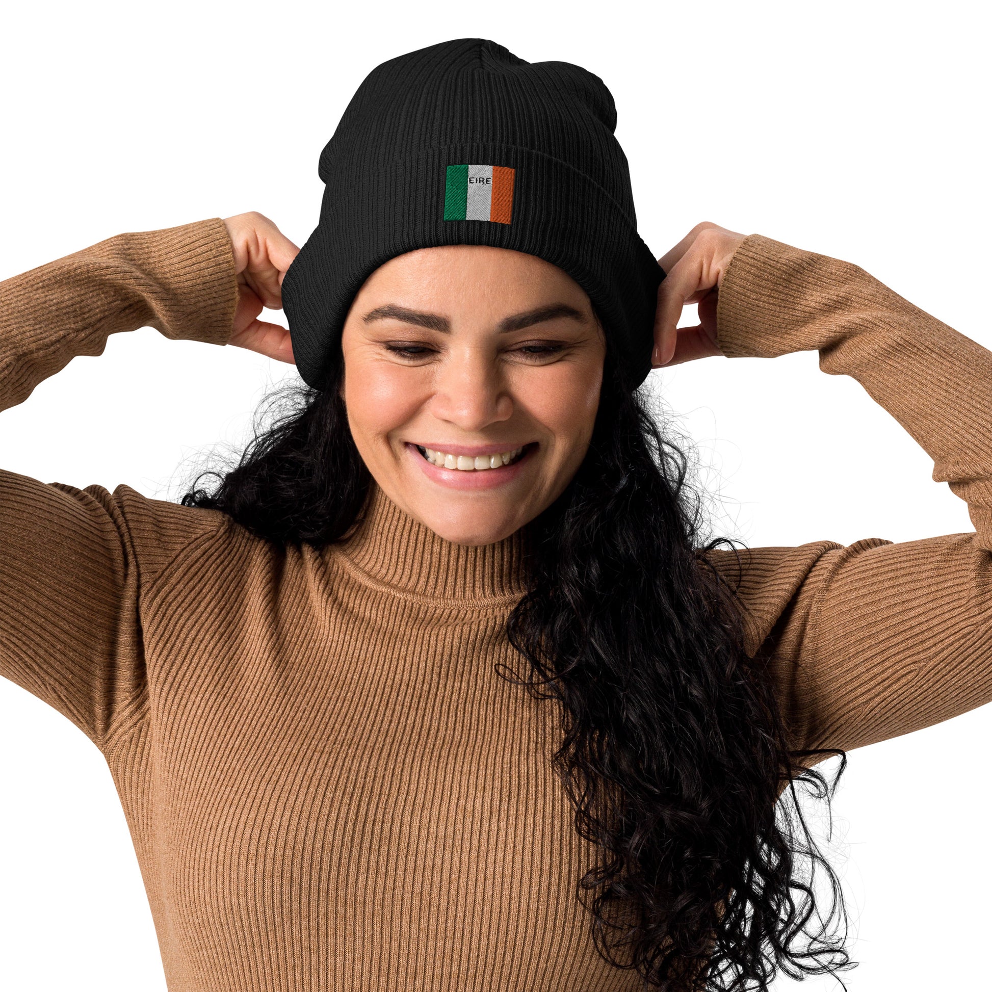 Embroidered ÉIRE Organic Beanie - Irish Counties Collection