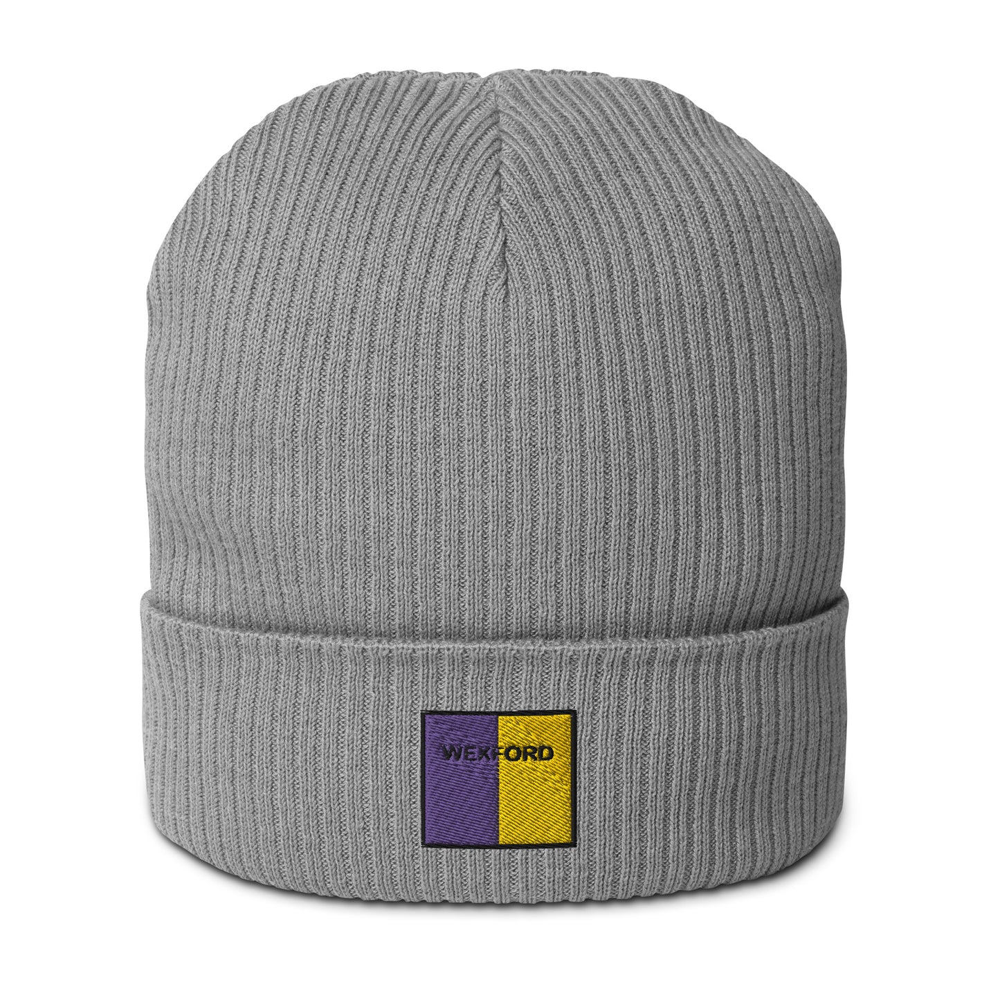 Embroidered Wexford Organic Beanie - 100% organic cotton - Irish Counties Collection