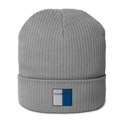 Embroidered Waterford Organic Beanie - 100% organic cotton - Irish Counties Collection