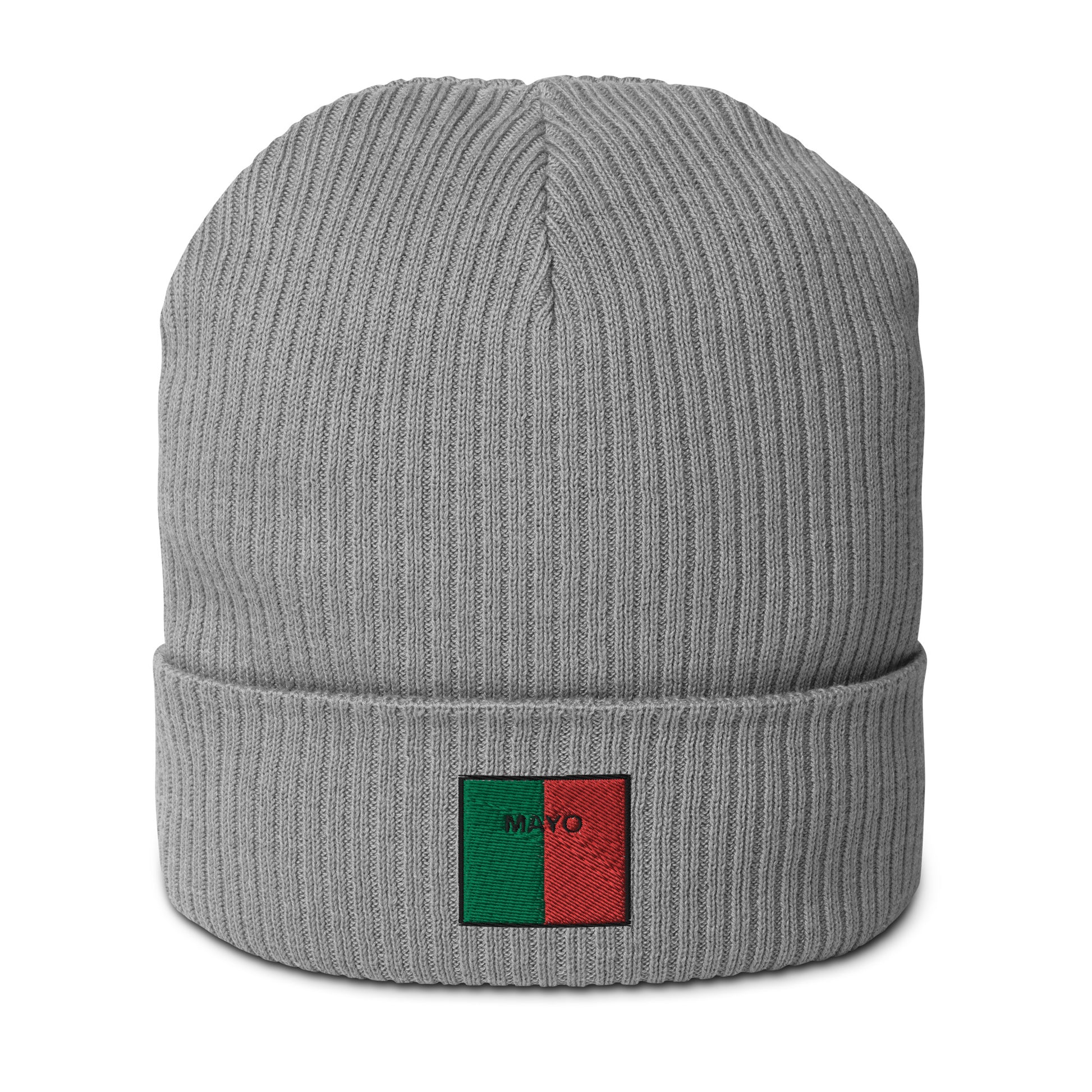 Embroidered Mayo Organic Beanie - 100% organic cotton - Irish Counties Collection