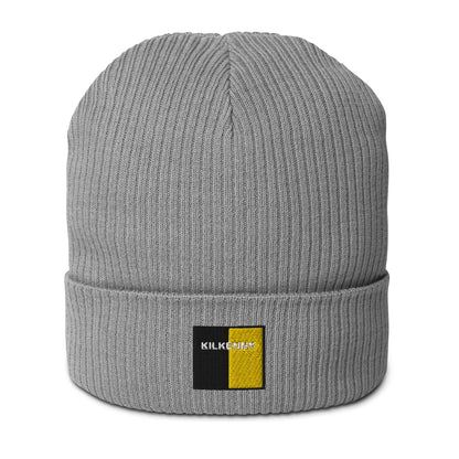 Embroidered Kilkenny Organic Beanie - 100% organic cotton - Irish Counties Collection