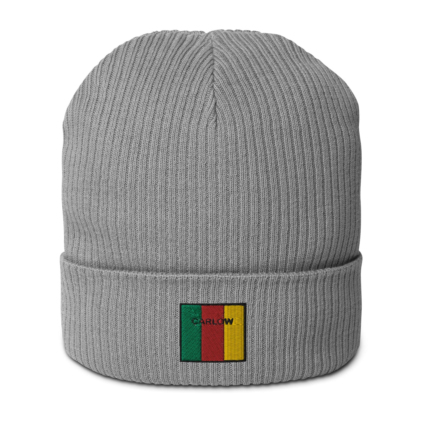 Embroidered Carlow Beanie - 100% organic cotton - Irish Counties Collection