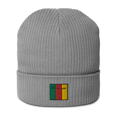 Embroidered Ceatharlach Beanie - 100% organic cotton - Irish Counties Collection