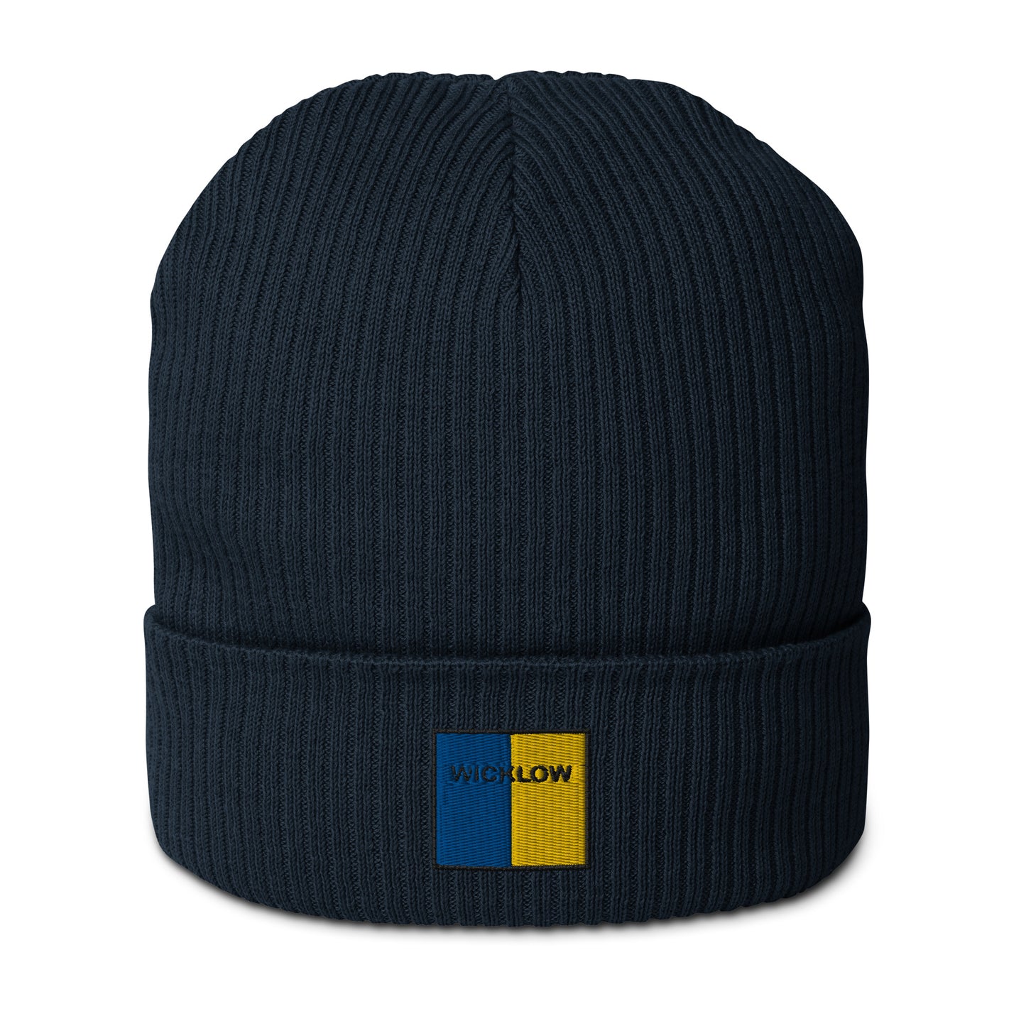 Embroidered Wicklow Organic Beanie - 100% organic cotton - Irish Counties Collection