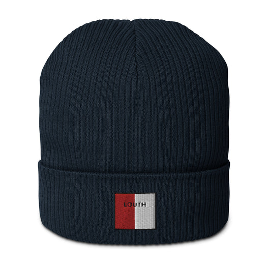 Embroidered Louth Organic Beanie - 100% organic cotton